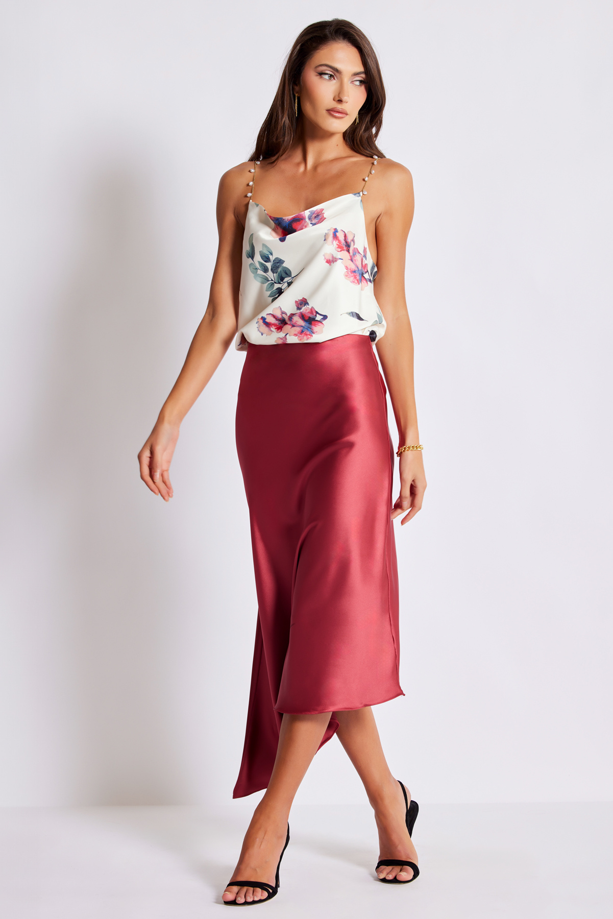 Bias cut slip skirt 2025