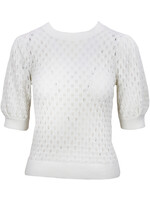 Tyla Knit Top White