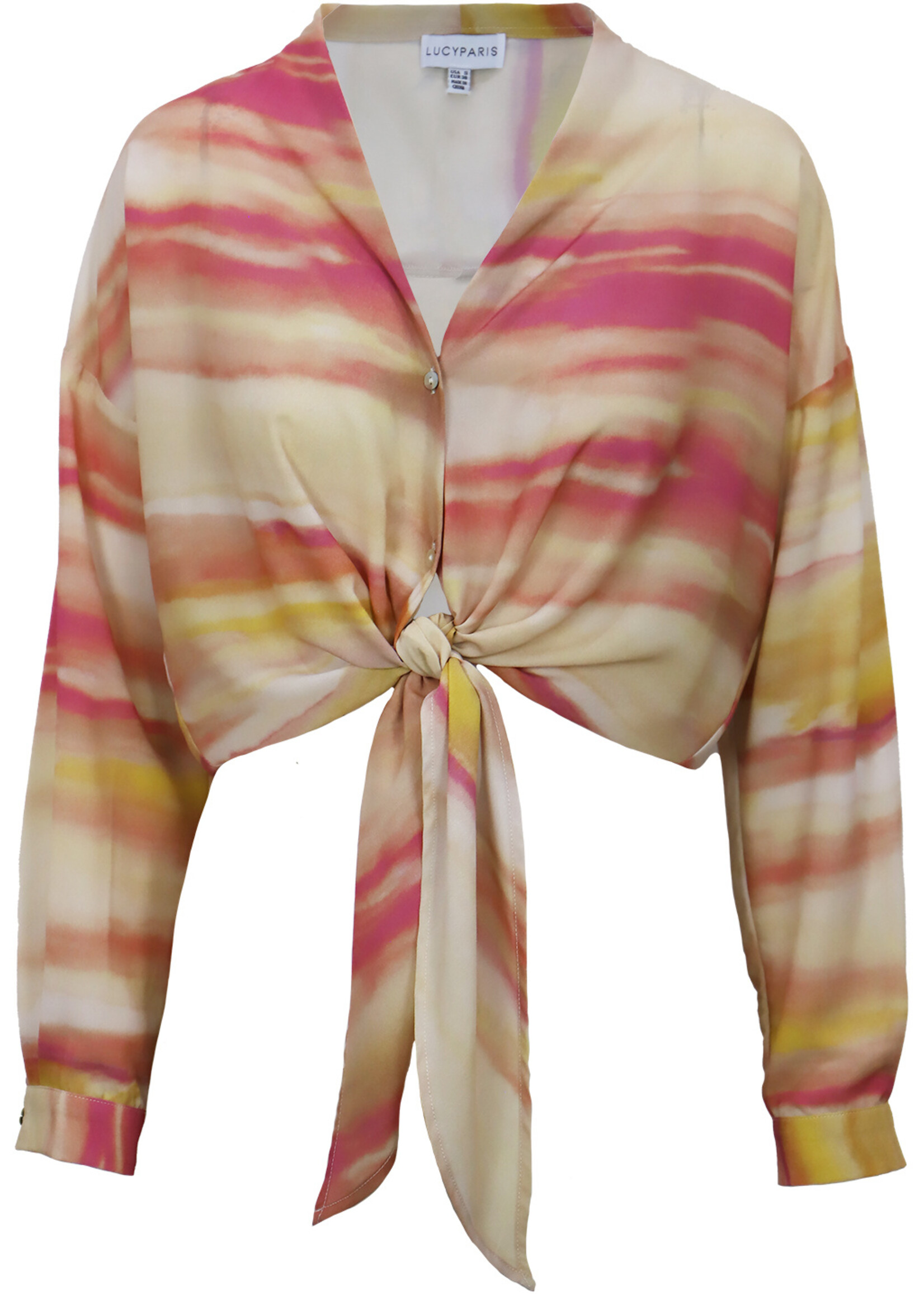 Gloria Front Tie Top