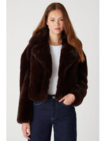 Americano Fur Jacket Brown