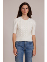 Lee Pearl Detail Sweater Top Cream