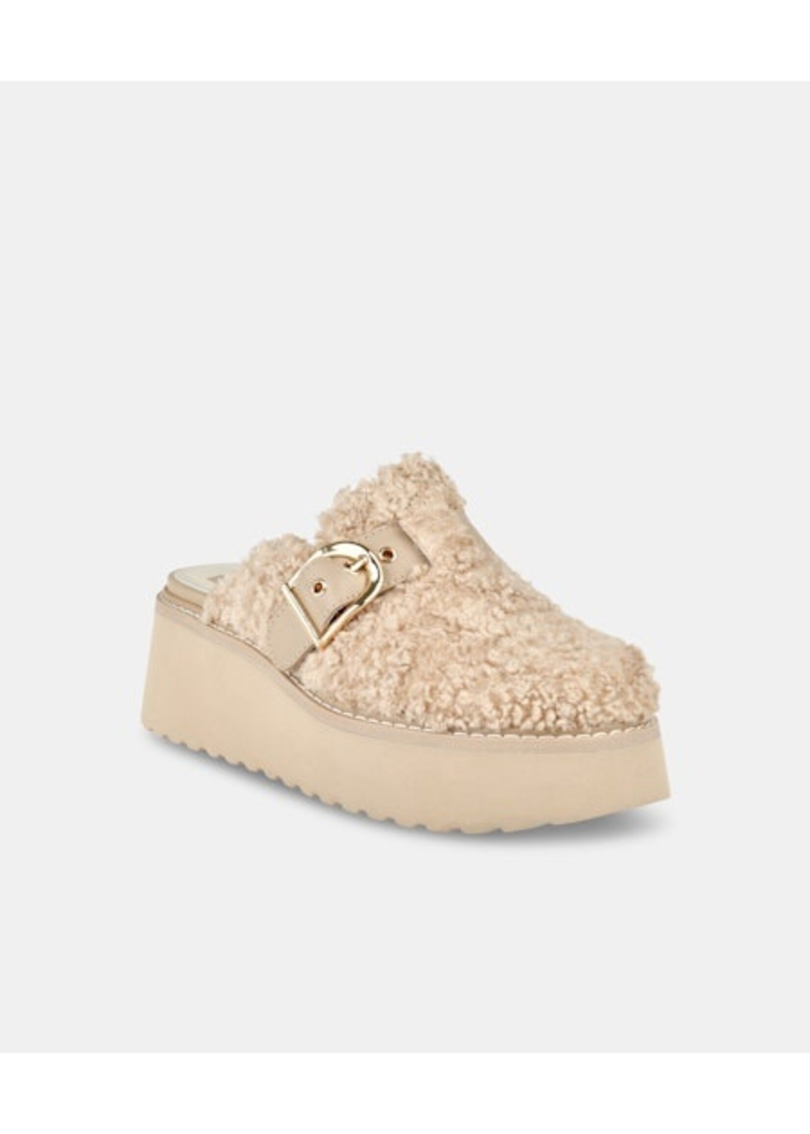 Lelani Plush Platform Slip On Natural