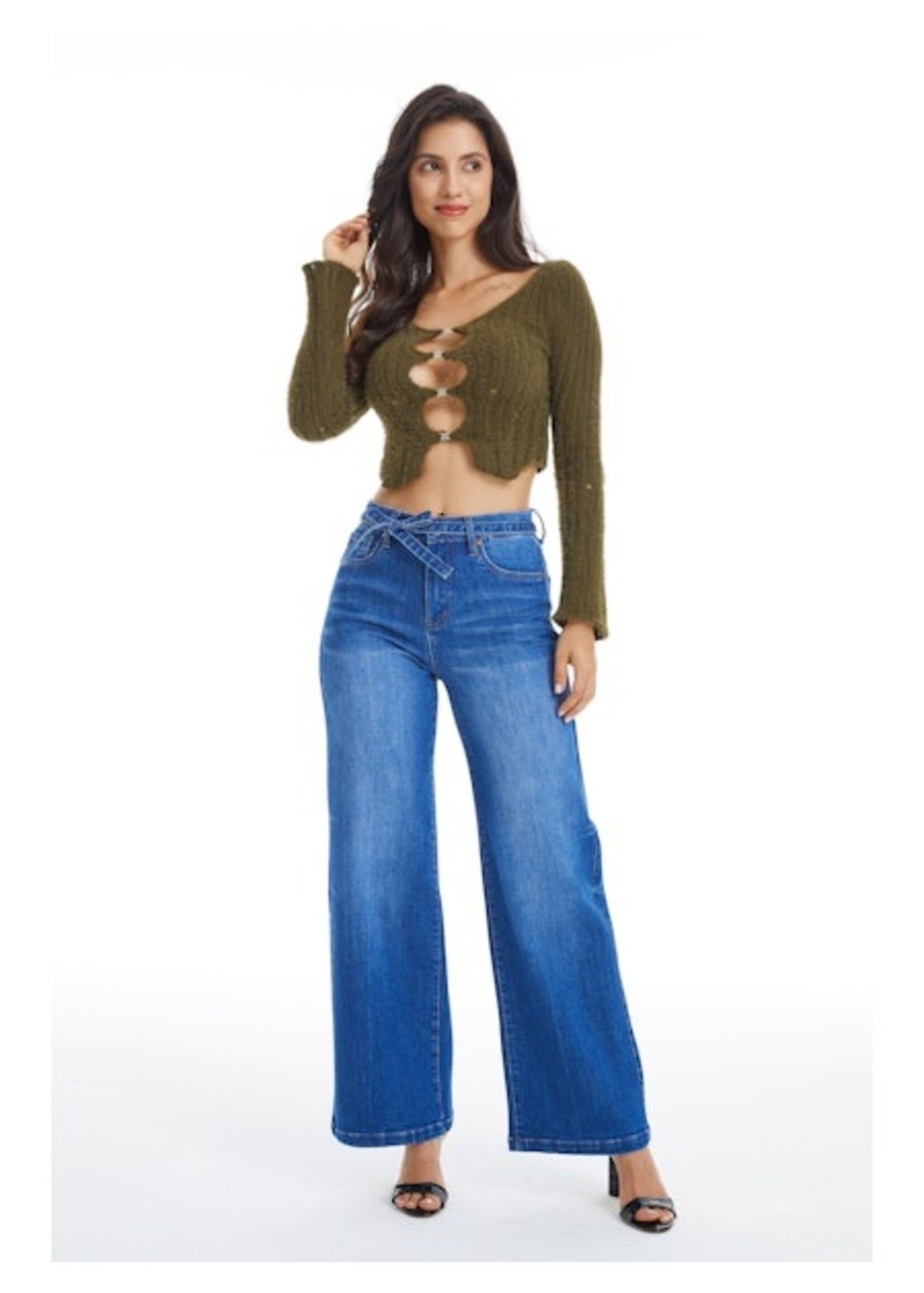 Cloe HR Wide Leg w/ Belt