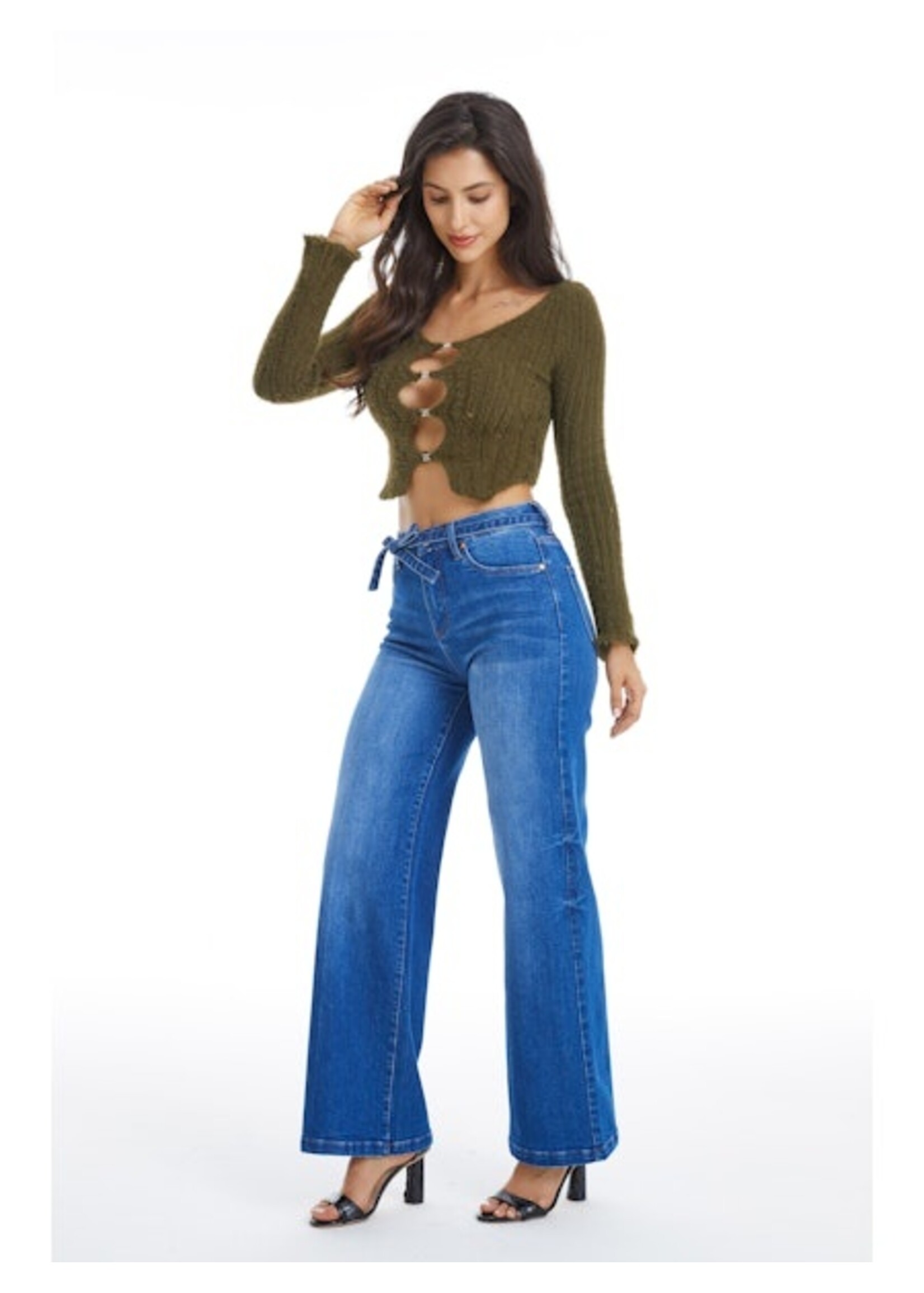 Cloe HR Wide Leg w/ Belt