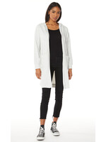 Fleece Duster w/ Hood Grey