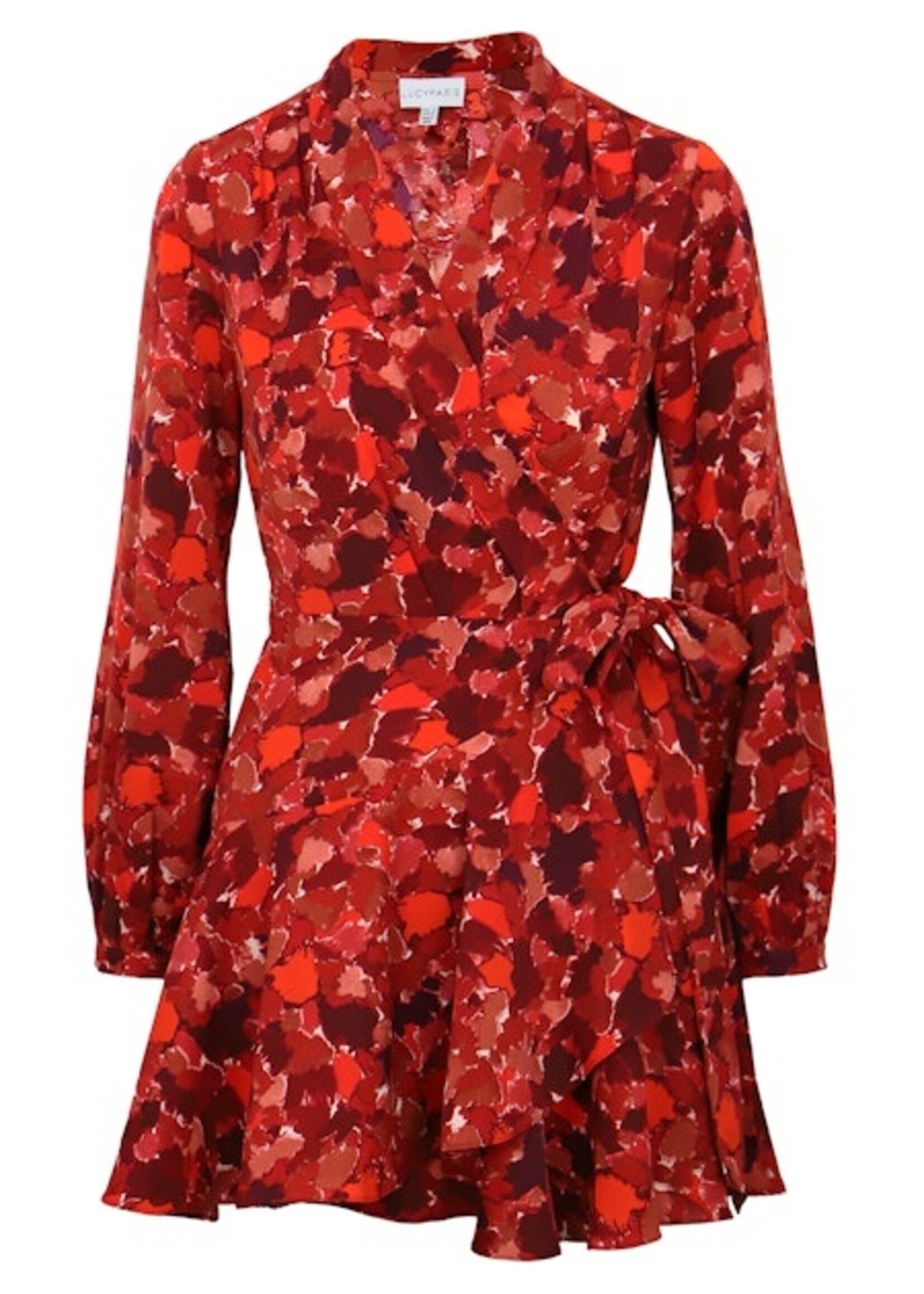Adonia Satin Wrap Dress