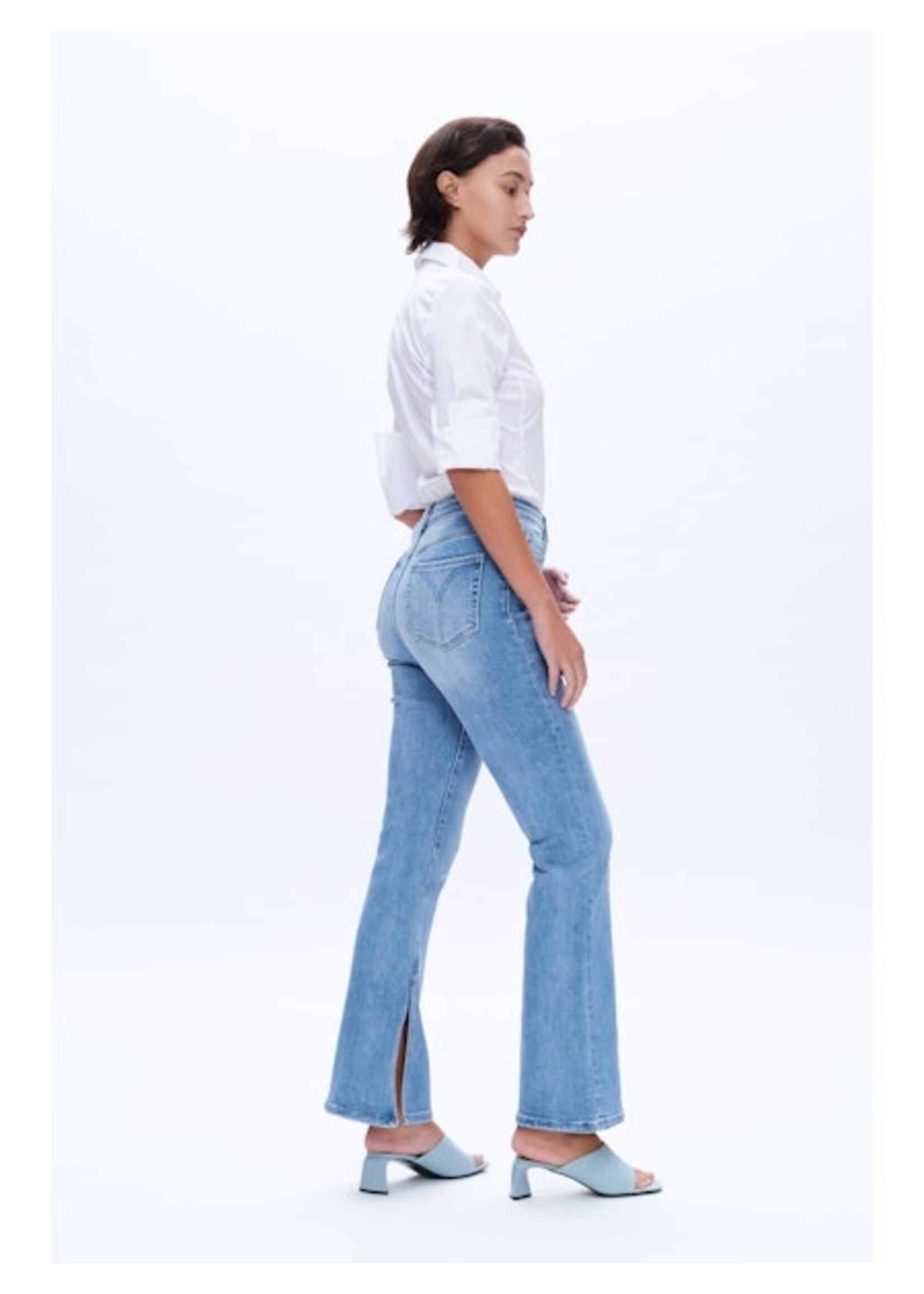 Aurora HR Flare Jean w/ Inside Slit