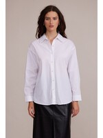Torin Pearl Button Down Top White