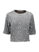 Miley Sequin Boyfriend Tee