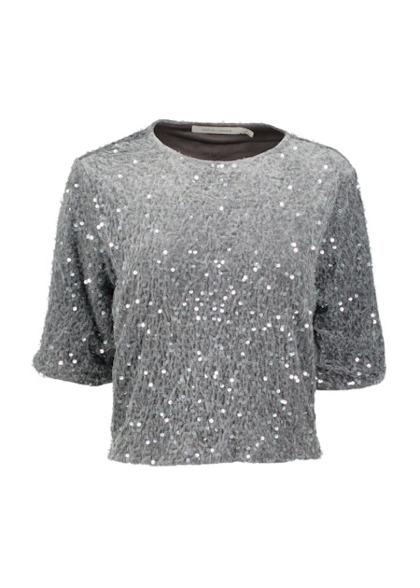 Miley Sequin Boyfriend Tee