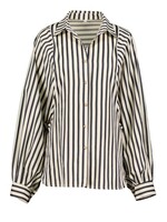 Aly Dolman Sleeve Striped Top Navy