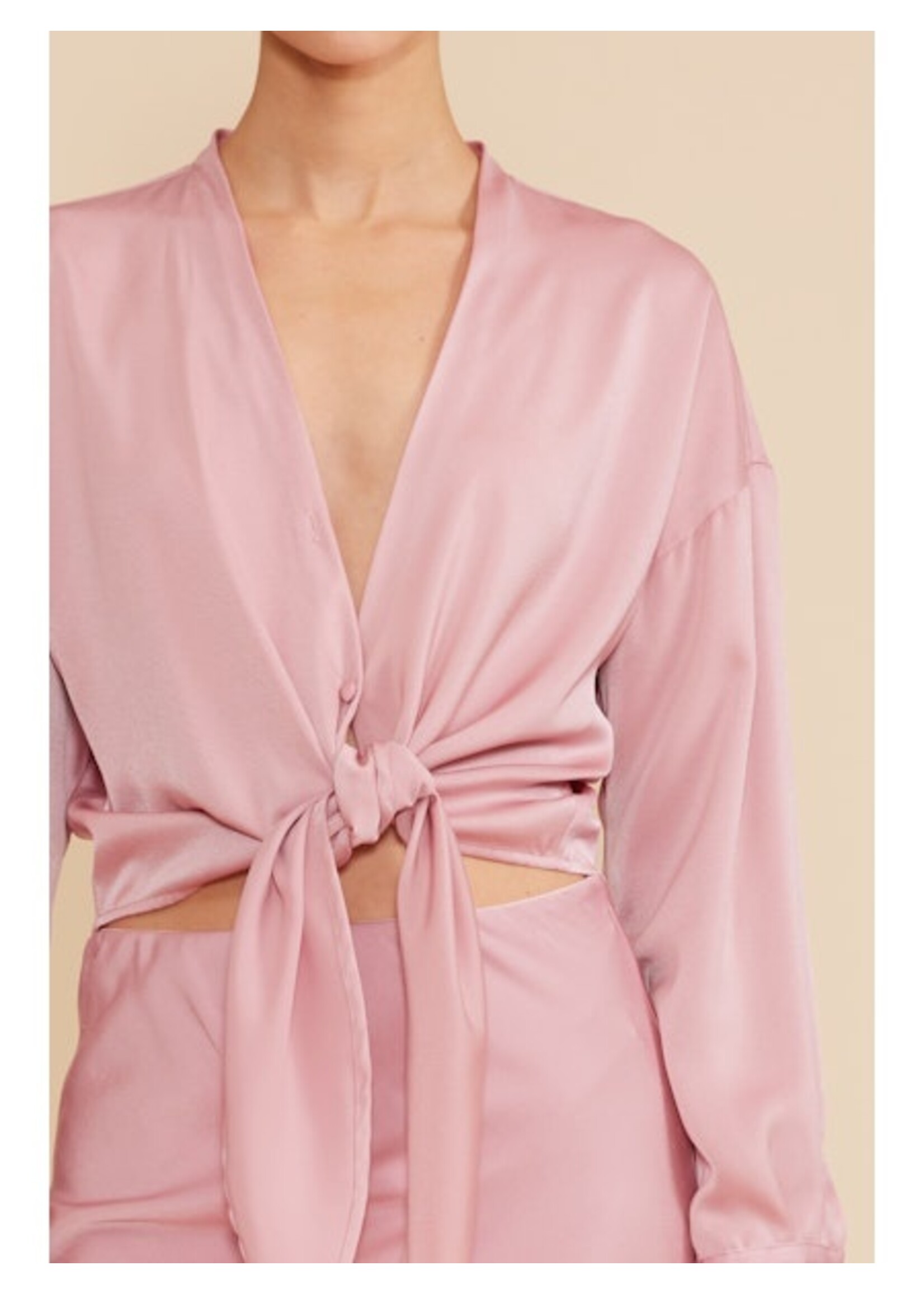 Gloria Front Tie Top