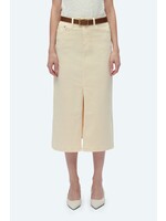 Lila Stretch Fishtail Skirt Beige