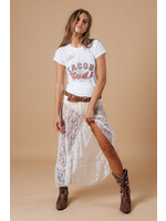 All Us Tacos & Tequila Babe Tee White