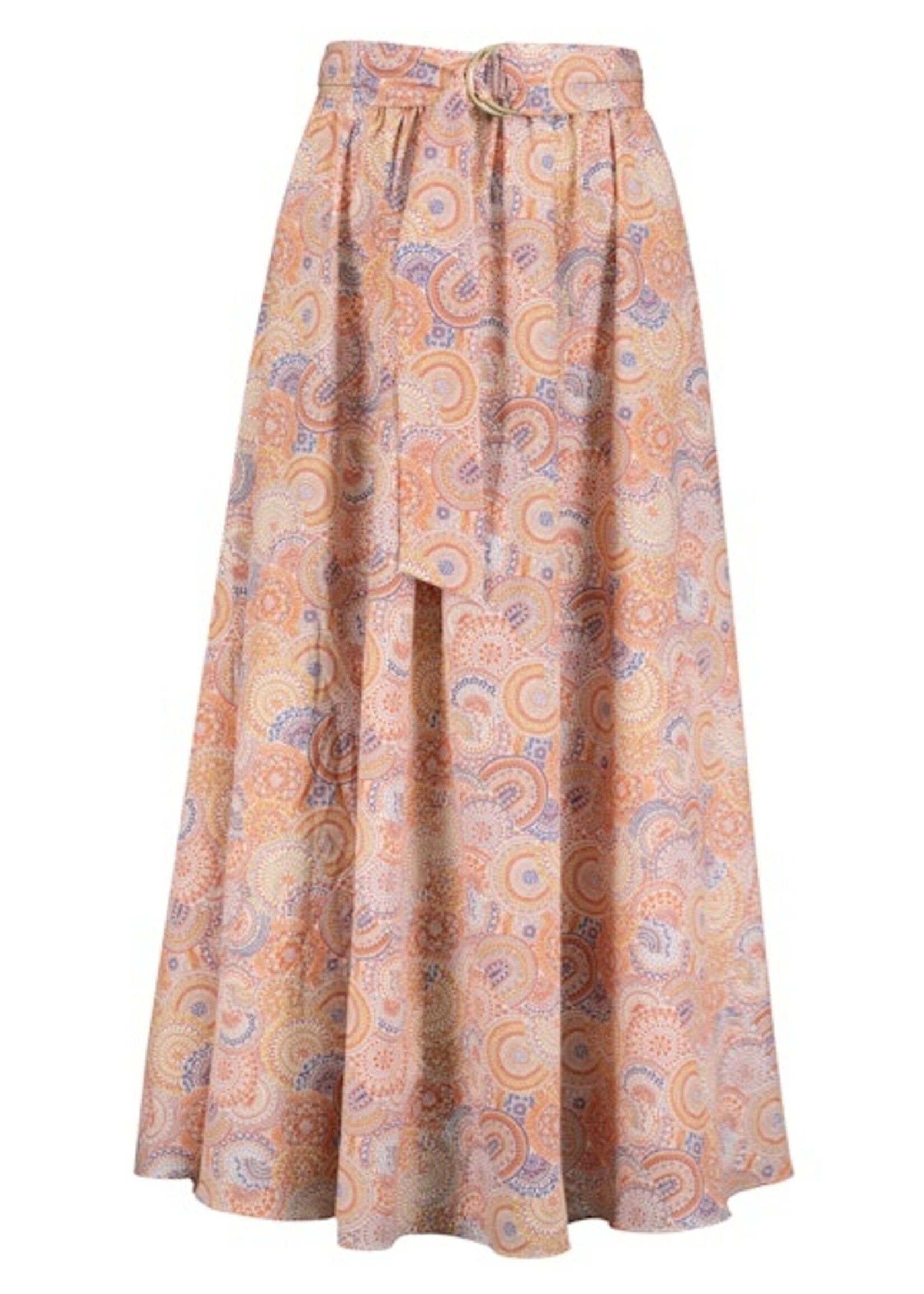 Camryn Summer Maxi Skirt Coral
