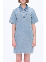 Katie Denim Shirt Dress Light Blue