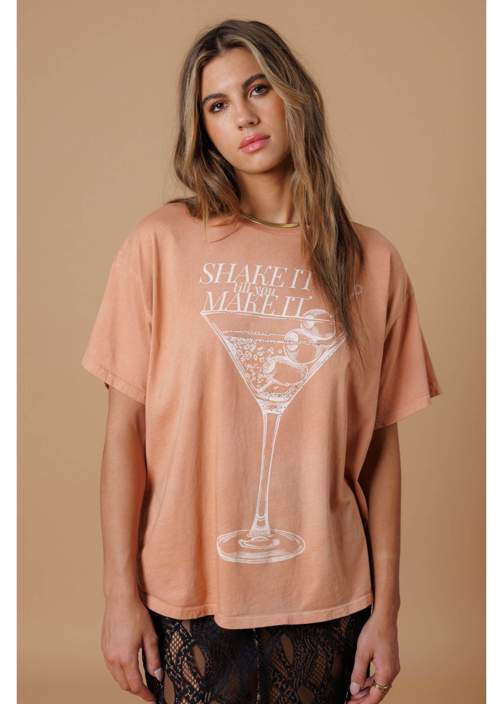 All Us Shake It Big Boy Tee Clay