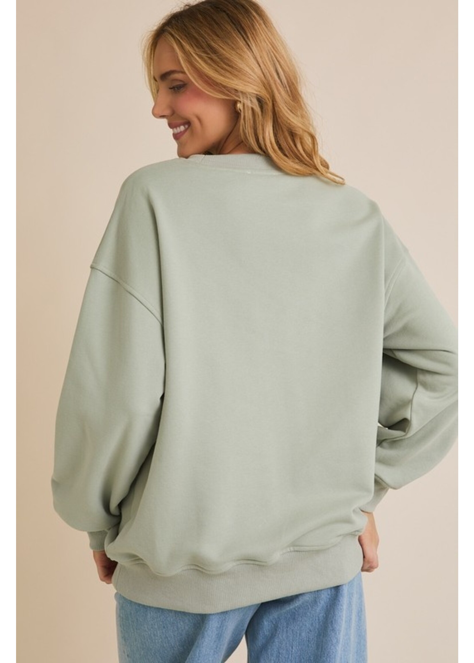 Wake & Bake Sourdough Sweatshirt Sage