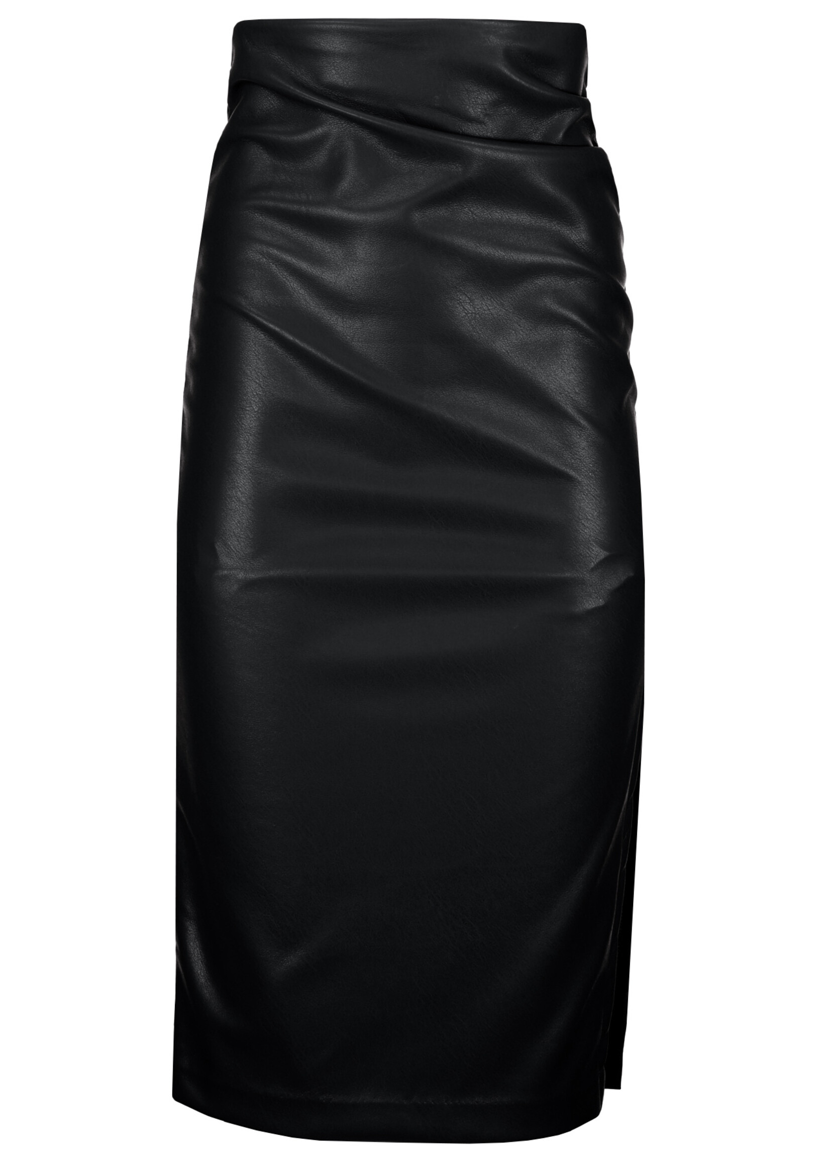Colette Side Ruched Midi Skirt