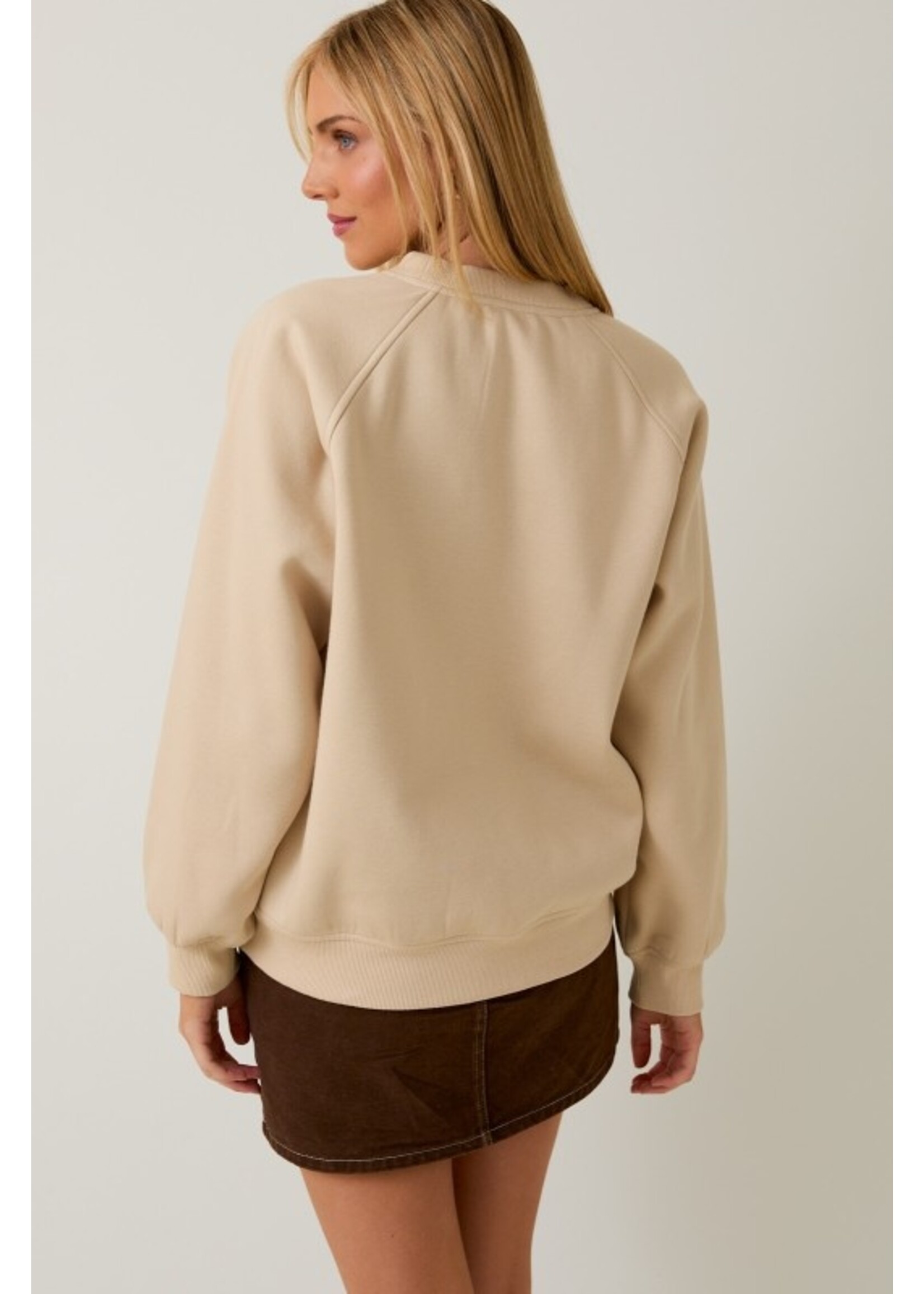 Tini Time Sweatshirt Taupe