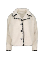 Luxe Boheme Sherpa Jacket Ivory