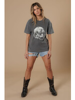 All Us Football Helmet Big Boy Tee Charcoal