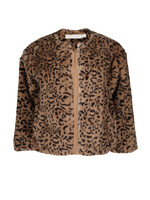 Mica Faux Fur Leopard Jacket