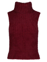 Colette Sleeveless Turtleneck Scarlet