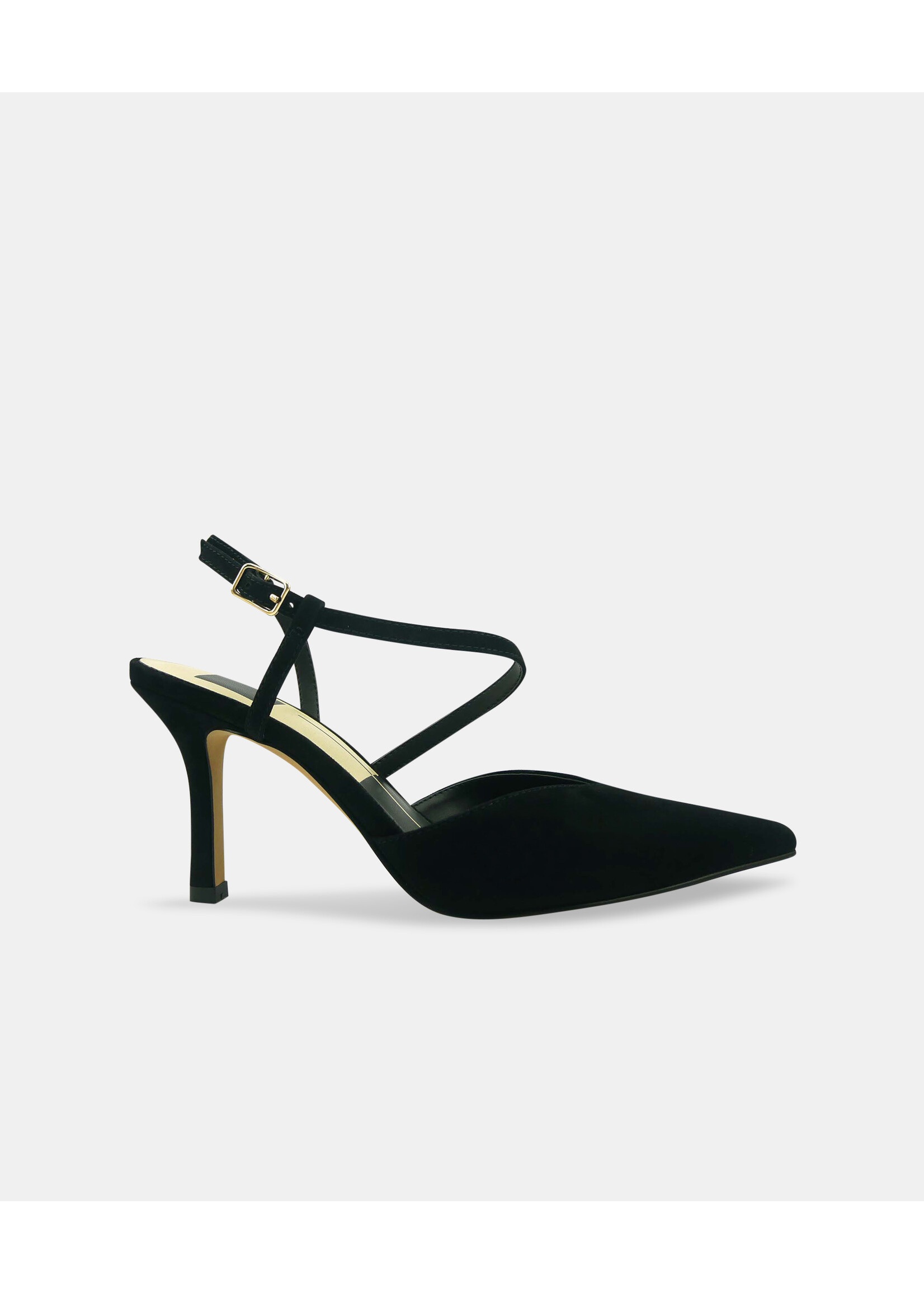 Kamra Suede Heel Black