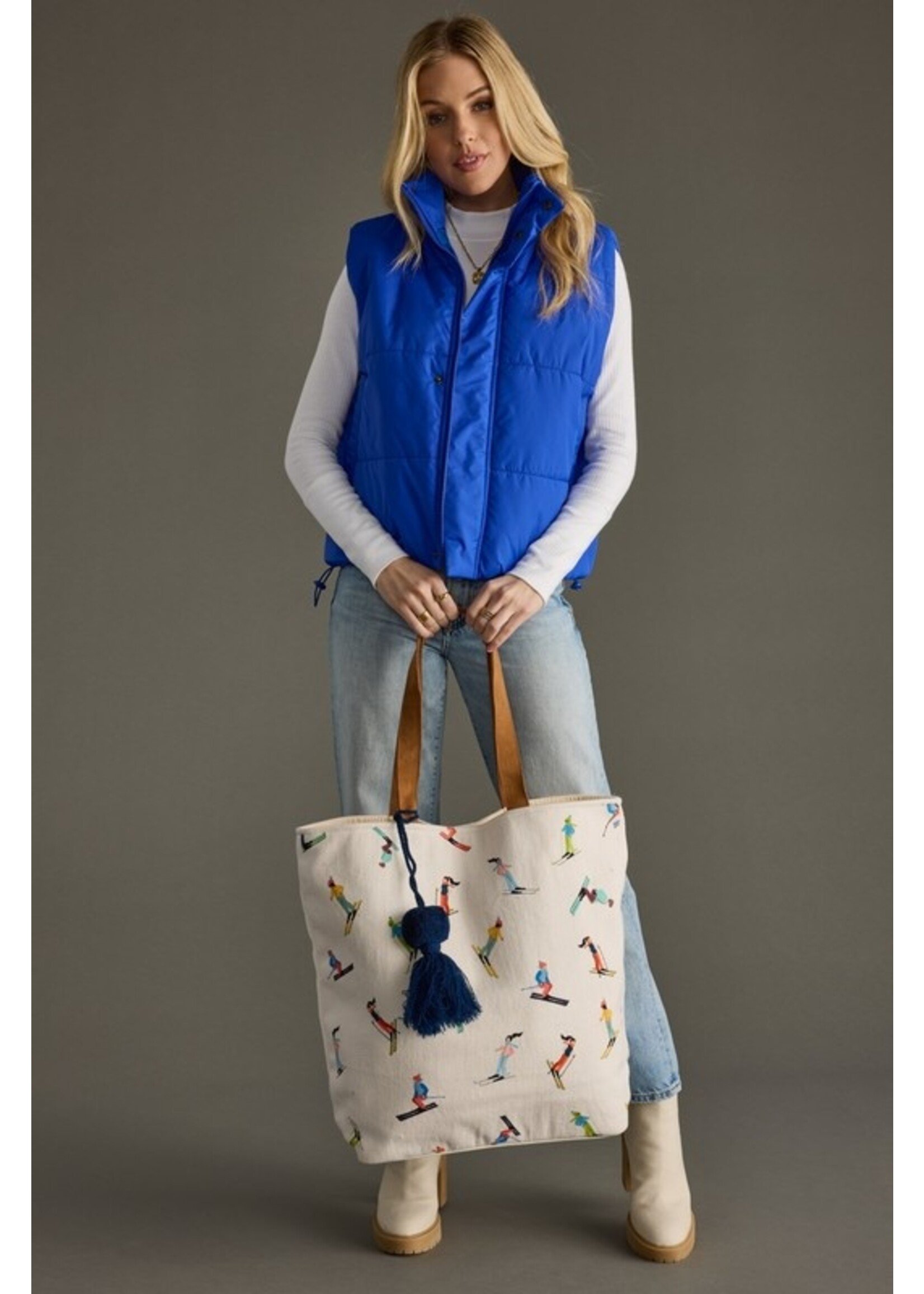 Panache Apparel Co. Cropped Puffer Vest