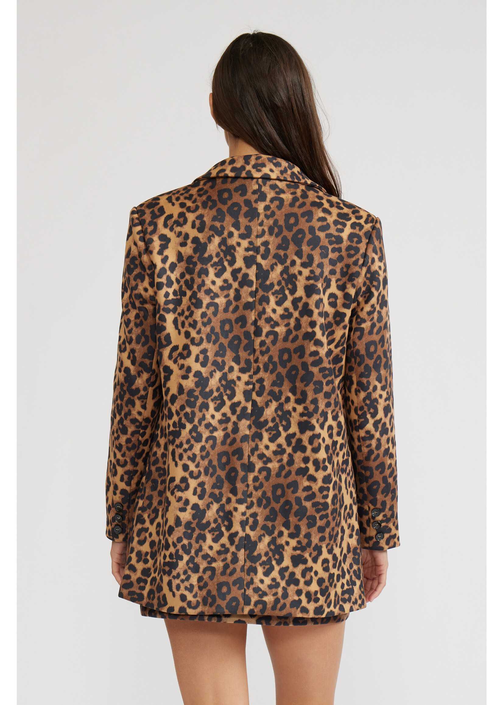 Sharon Animal Print Coat Leopard