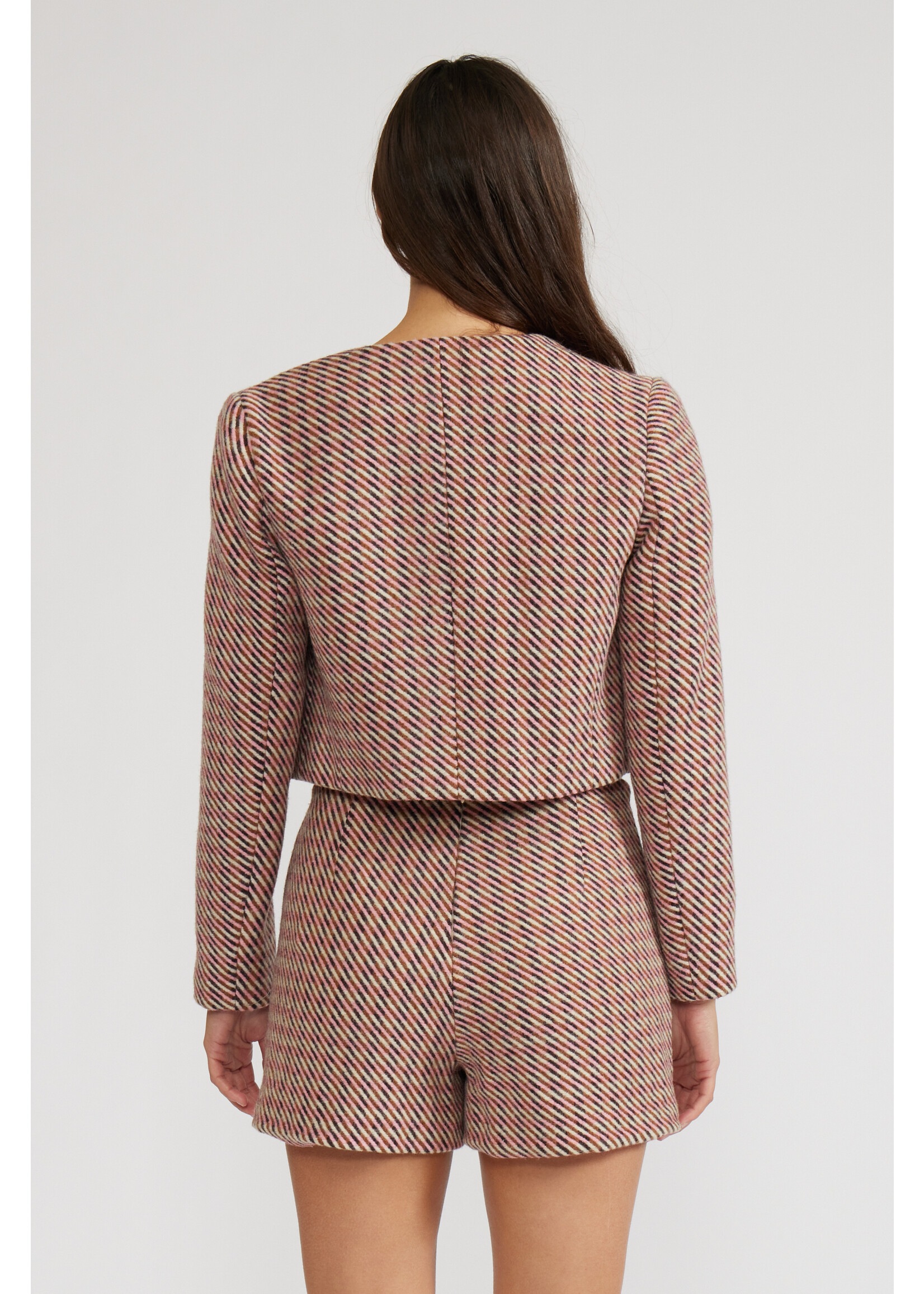 Blair Tweed Jacket Pink Multi