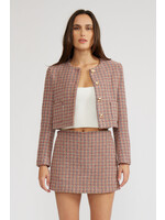 Blair Tweed Jacket Pink Multi