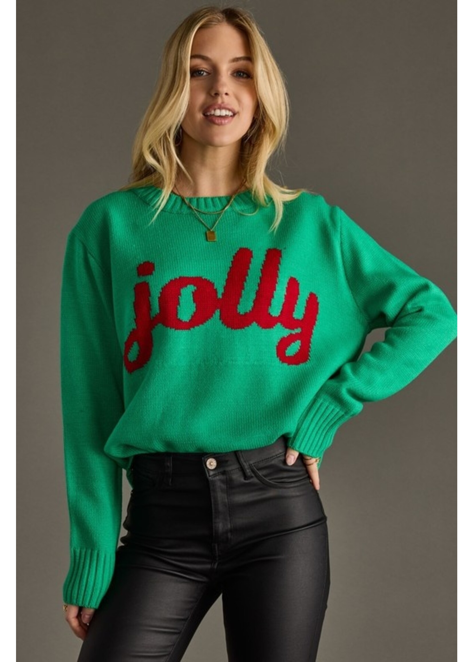 Panache Apparel Co. Jolly Sweater Green