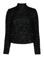 Sublime Funnel Neck Top Black