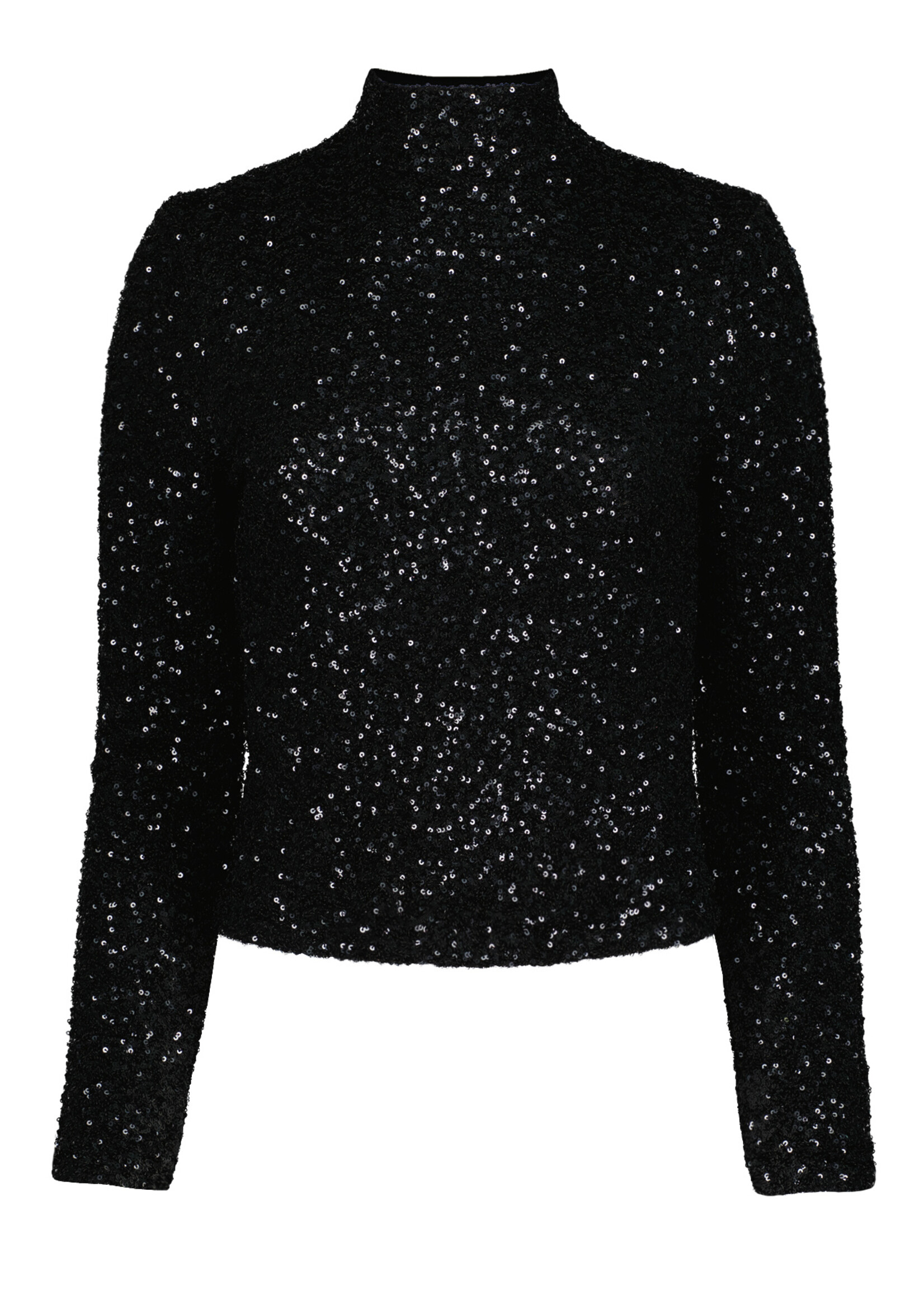 Sublime Funnel Neck Top Black