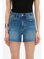 Valentine High Rise Shorts Medium Blue
