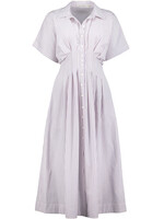Maude Waist Detail Shirt Dress Lavender