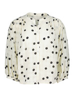 Juliette Polka Dot Blouse Cream