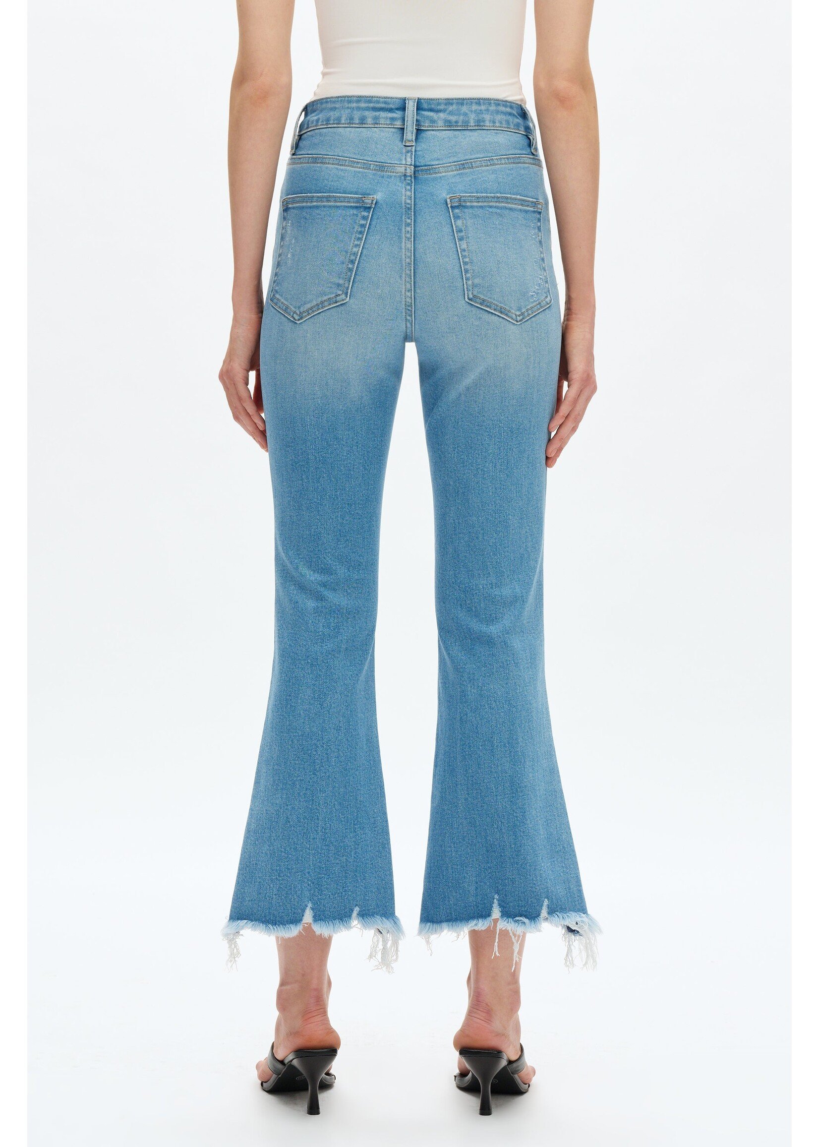 Patty High Rise Flare Light Blue