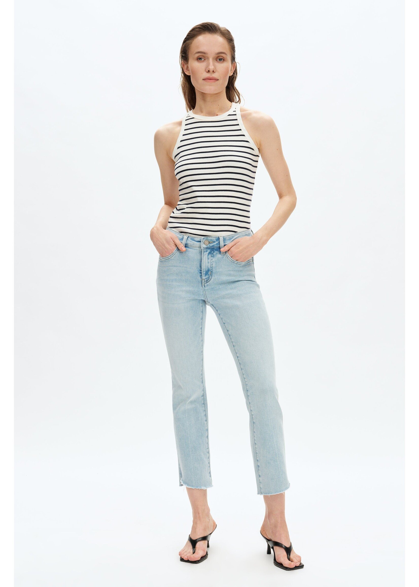 Maeve Mid Rise Bootcut Jean