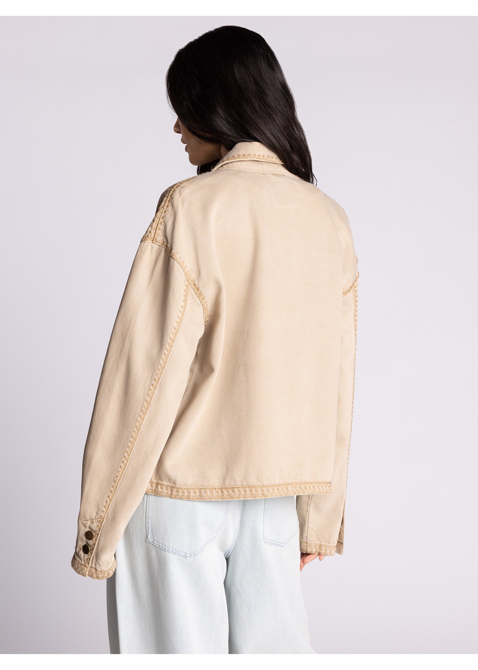 Justice Barn Twill Jacket Brown