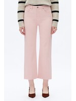 Becky High Rise Straight Leg Jean Pink
