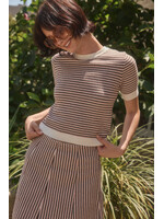 Ellie Knit Top Pink/Cream