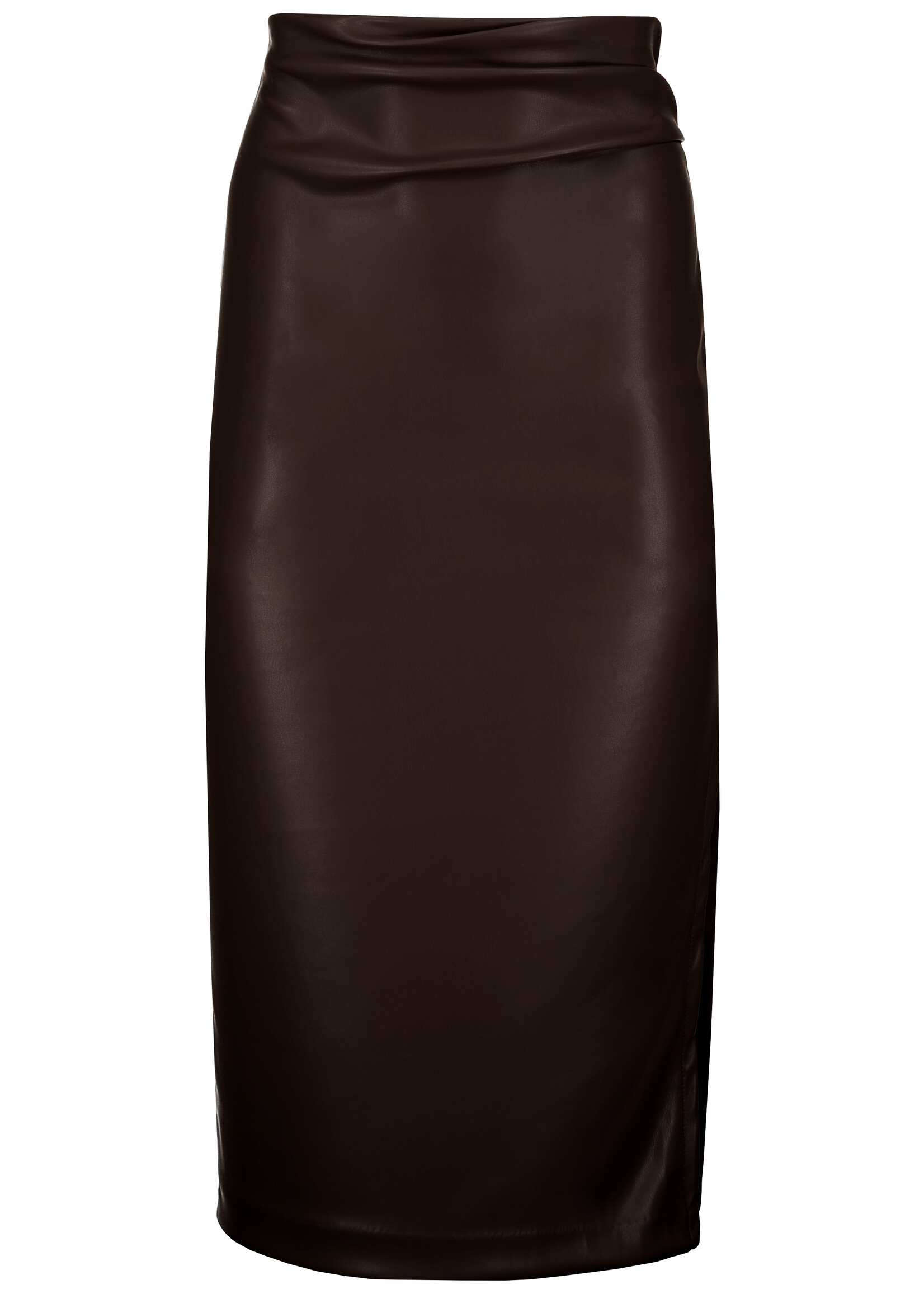 Colette Side Ruched Midi Skirt