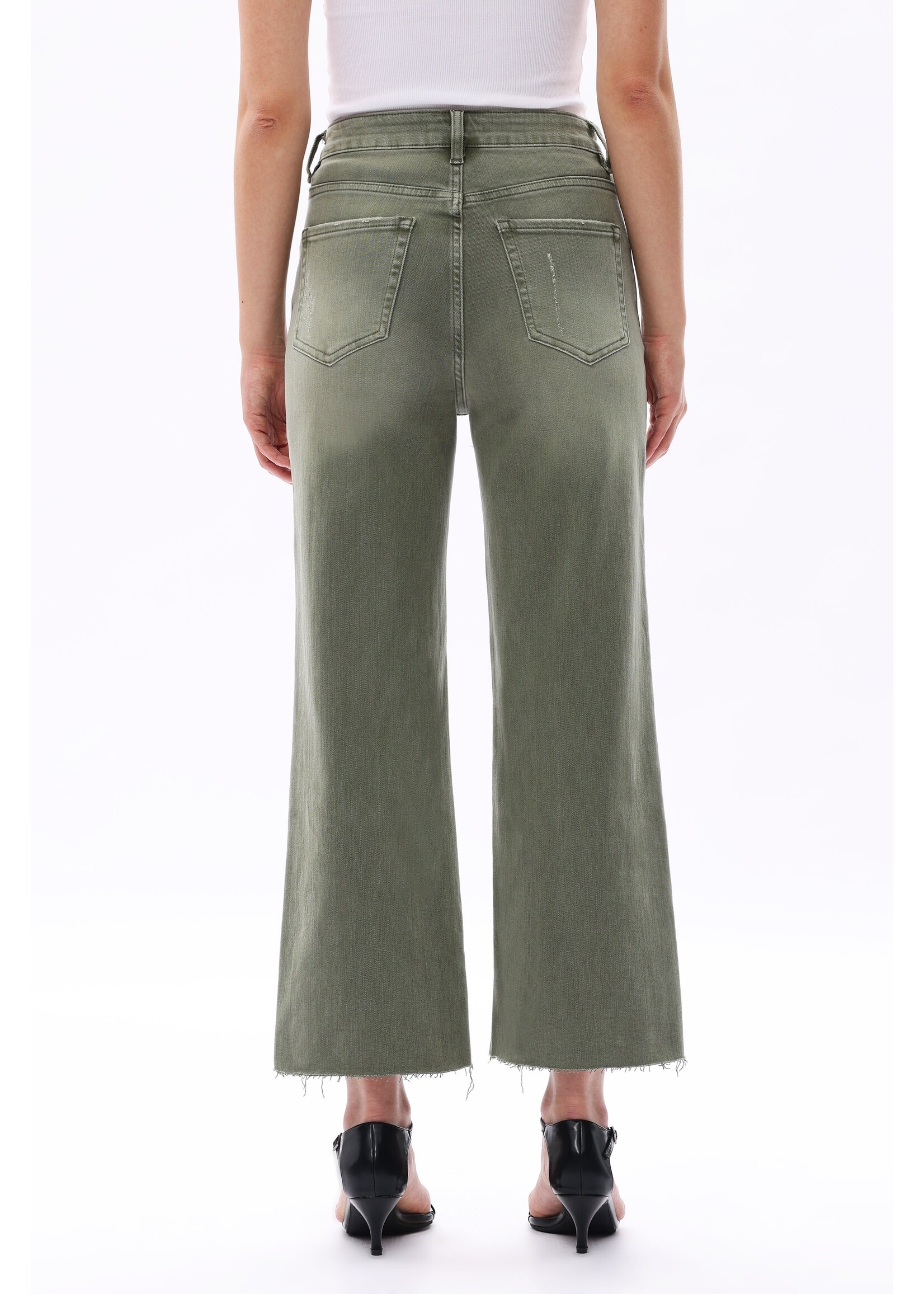 Ivy High Rise Wide Leg Green