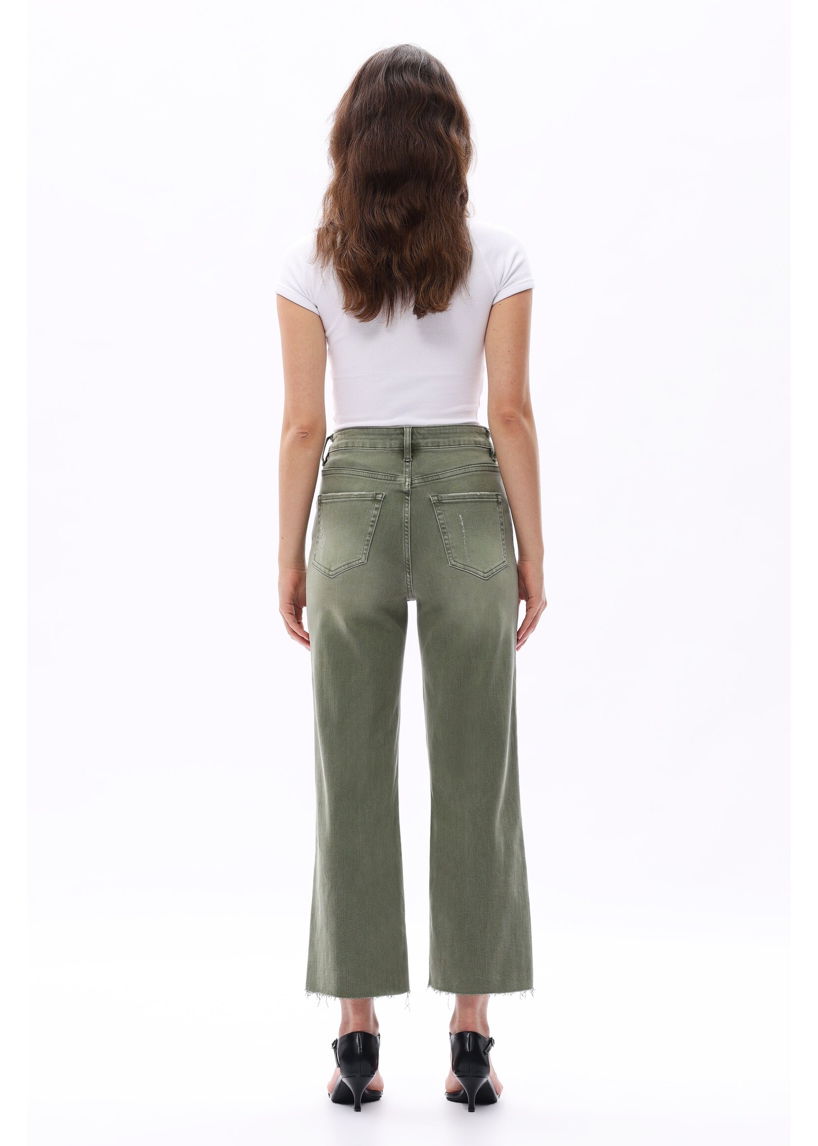 Ivy High Rise Wide Leg Green