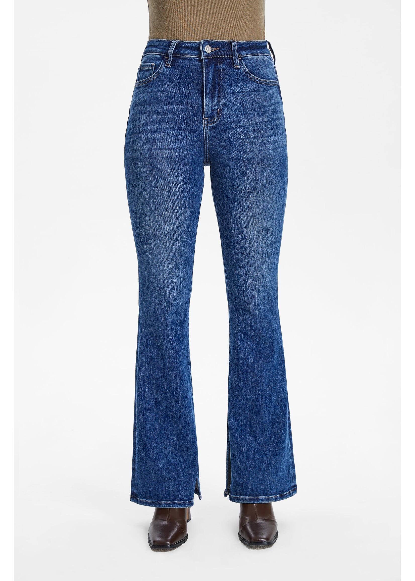 Jenna High Rise Flare Jean Starlight