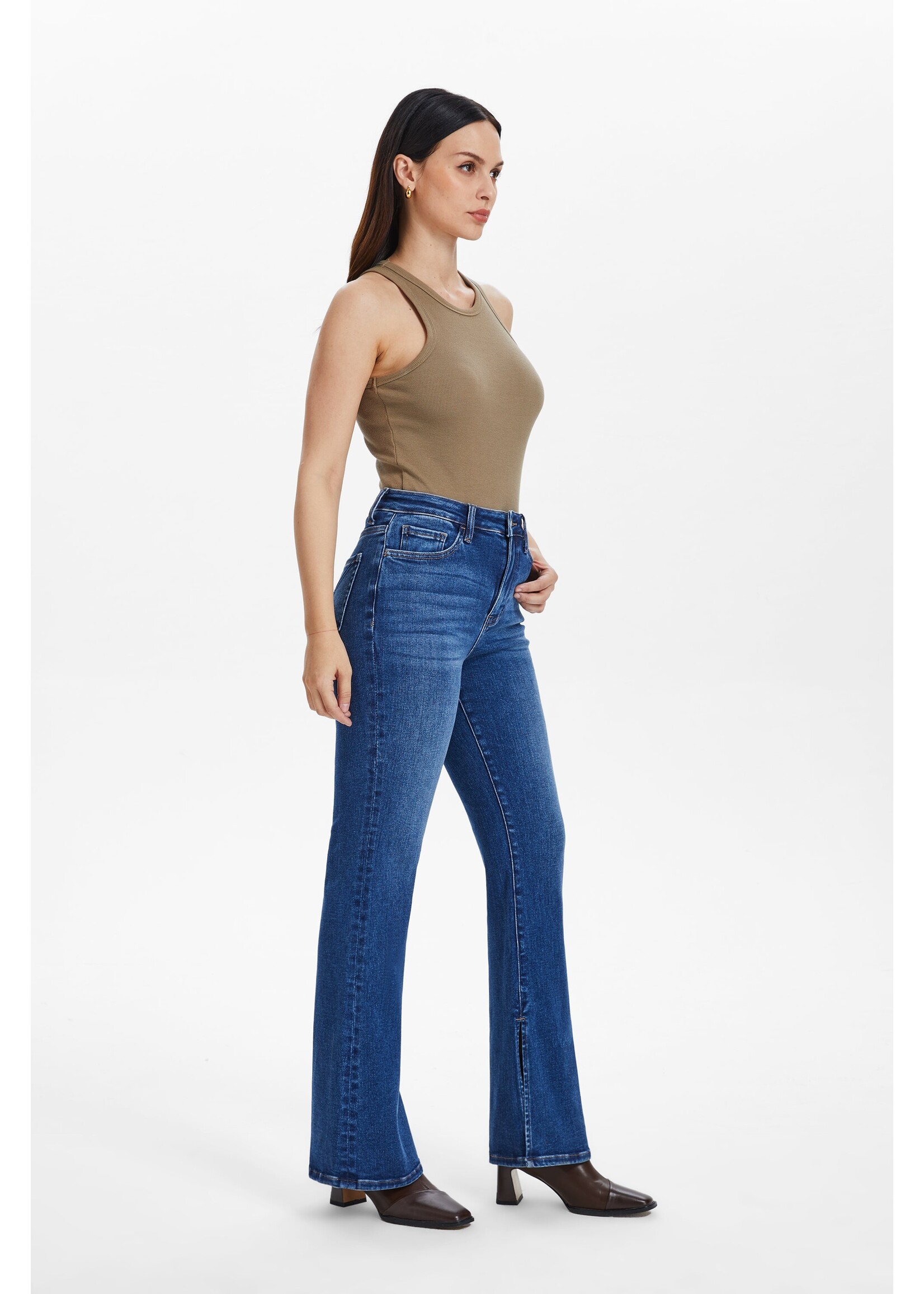 Jenna High Rise Flare Jean Starlight