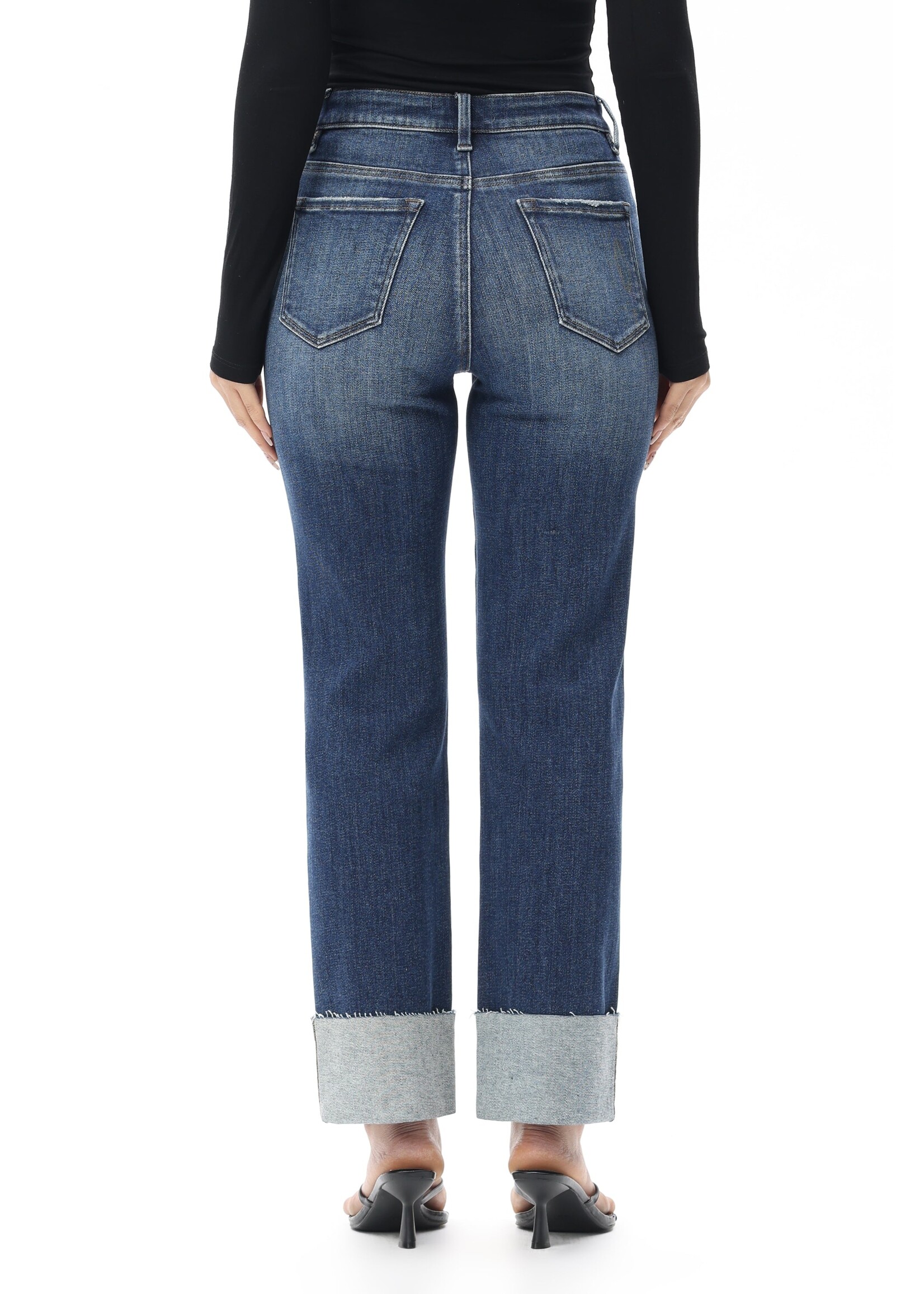 Hong Kong Cuffed Wide Jean Trappist